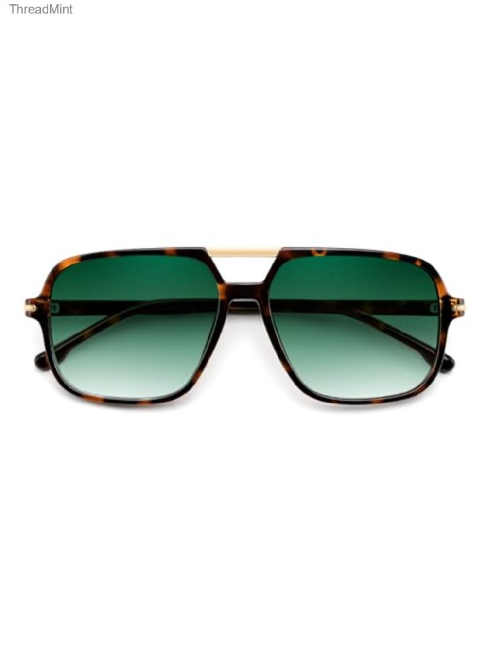 Retro Aviator Square Sunglasses UV400 Full Frame Unisex